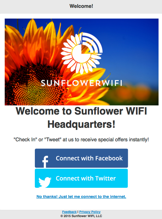 Hotspot Captive Portal